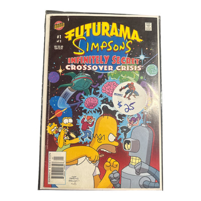 Futurama Simpsons Infinitely Secret Crossover Crisis #1