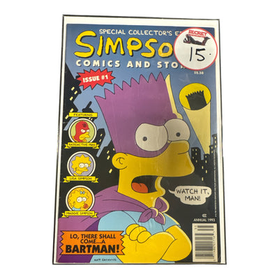 Simpson's Comics and Stories #1 (1993 Annual) w/ Skinner trading card