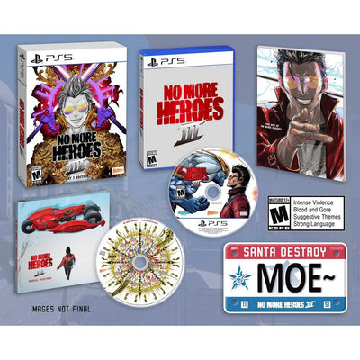 NO MORE HEROES III: DAY 1 EDITION BOX SET: FACTORY SEALED