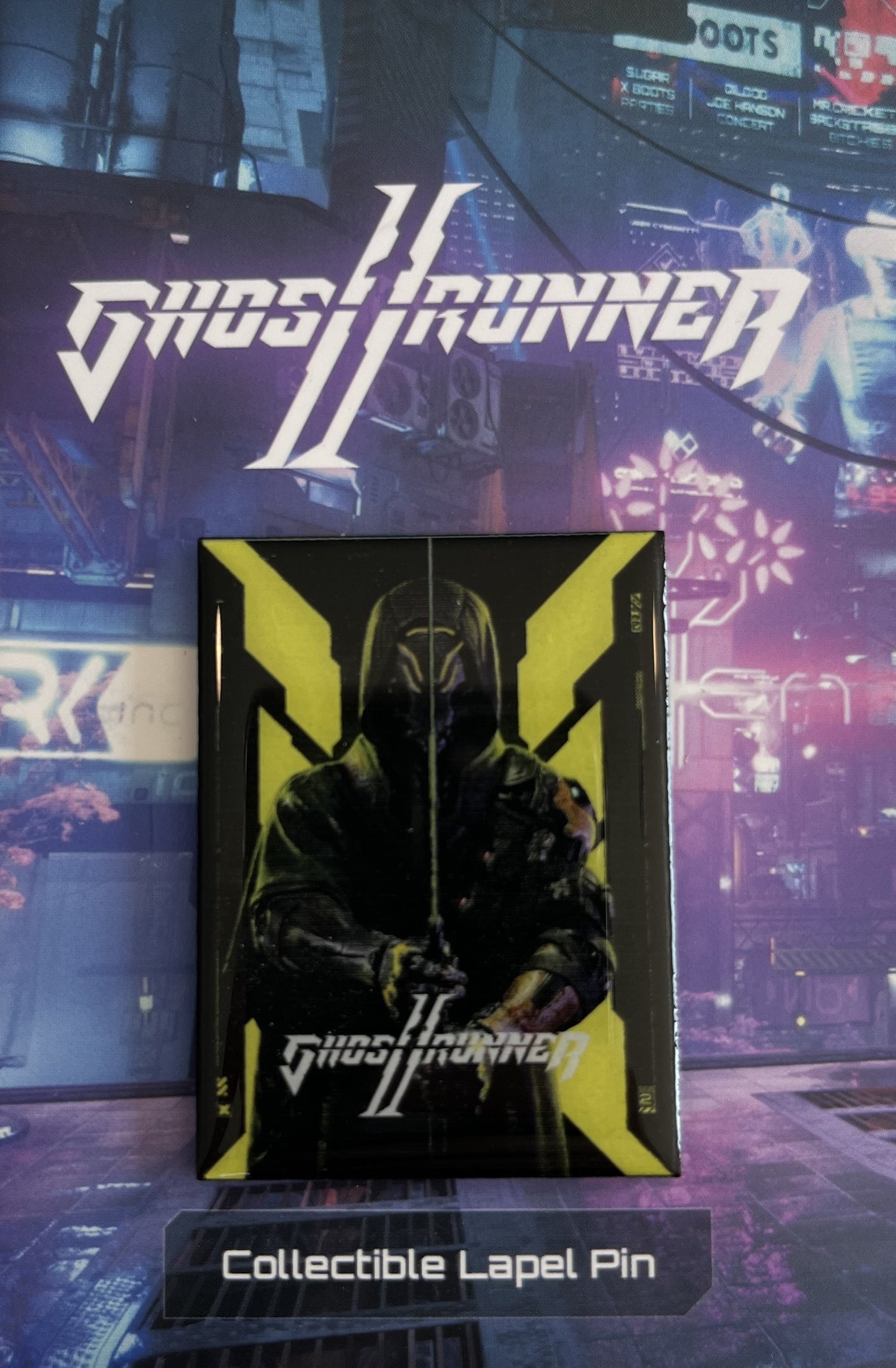 Ghostrunner Collectible Lapel Pin~ Factory Sealed