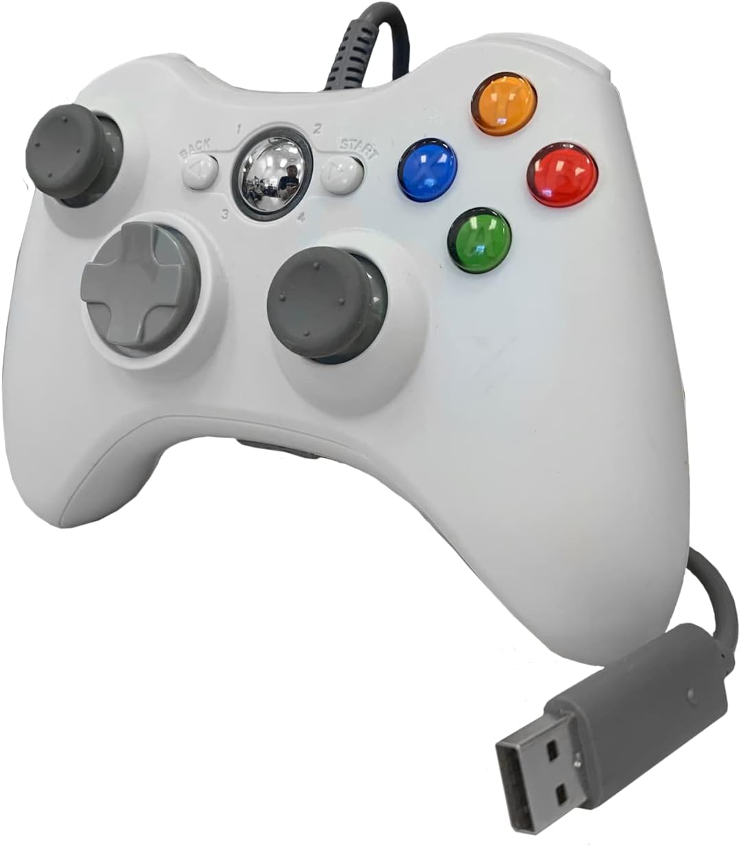 WIRED USB CONTROLLER FOR PC & XBOX 360 (OLD SKOOL)