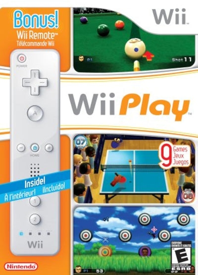 Wii Play Box set includes Remote~ Factory Sealed