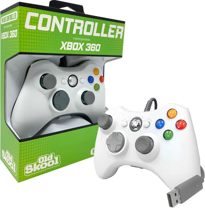 WIRED USB CONTROLLER FOR PC & XBOX 360 (OLD SKOOL)