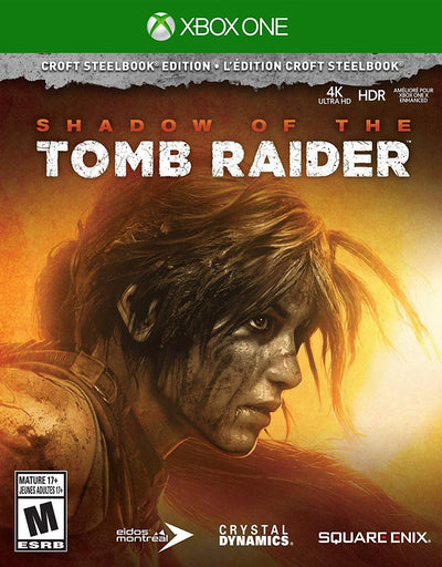 Shadow of the Tomb Raider- Croft Steelbook Edition~ Factory Sealed