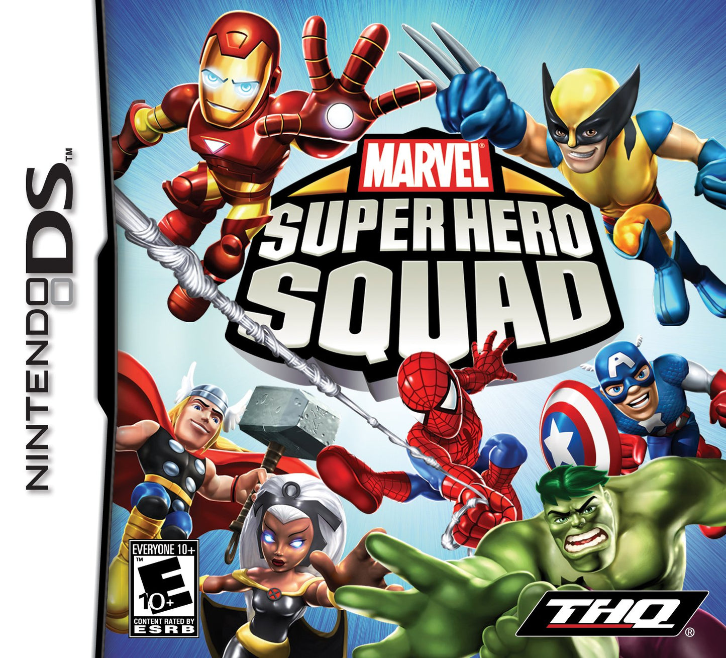 Marvel Super Hero Squad~  Nintendo DS CASE AND MANUAL ONLY