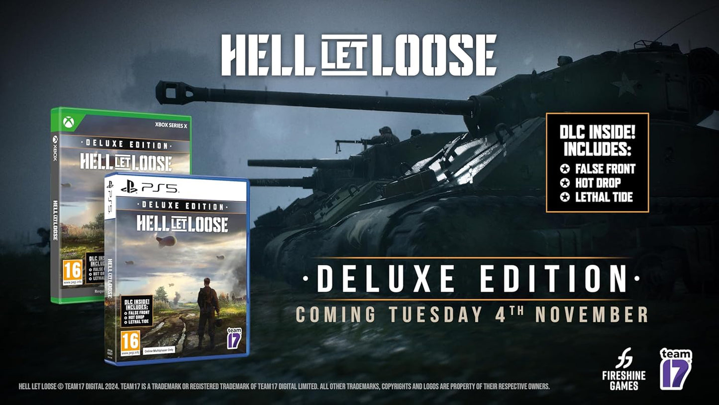 HELL LET LOOSE DELUXE EDITION ~Import~ Factory Sealed