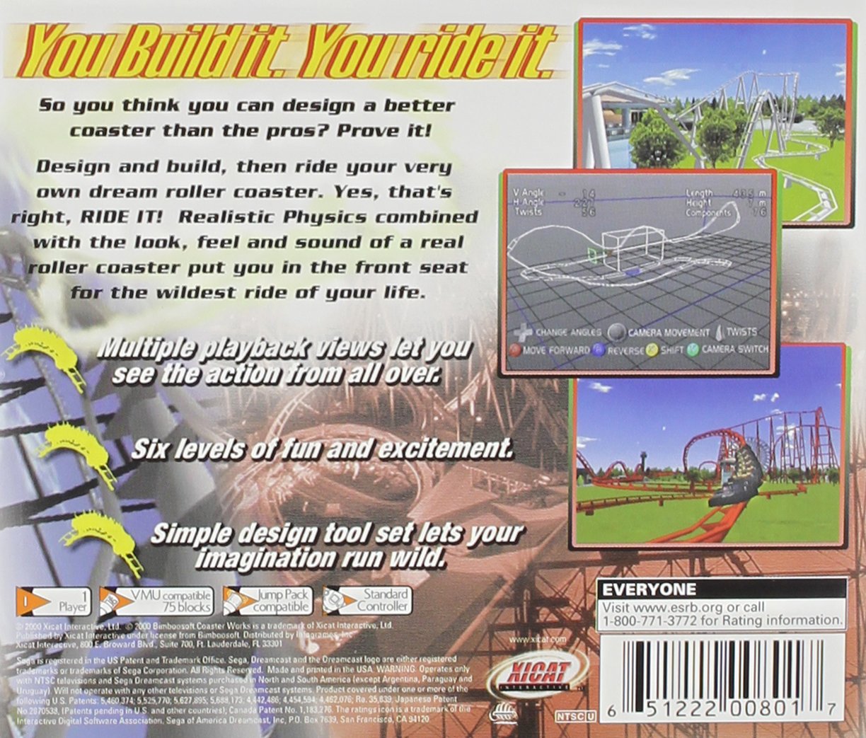 Coaster Works- Sega Dreamcast~ Factory Sealed