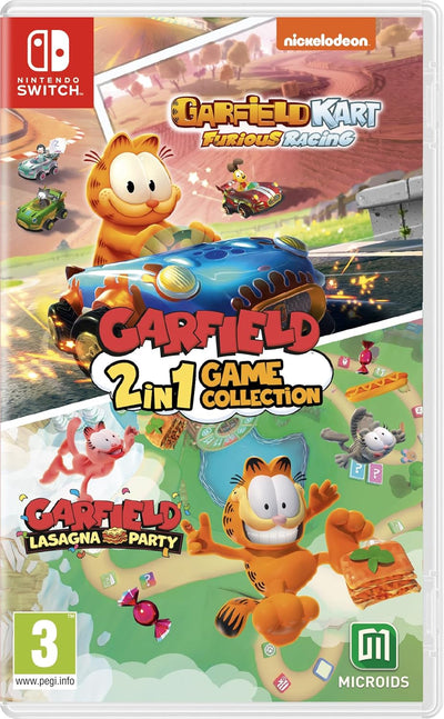 Garfield 2in1 Game Collection~ Factory Sealed Import
