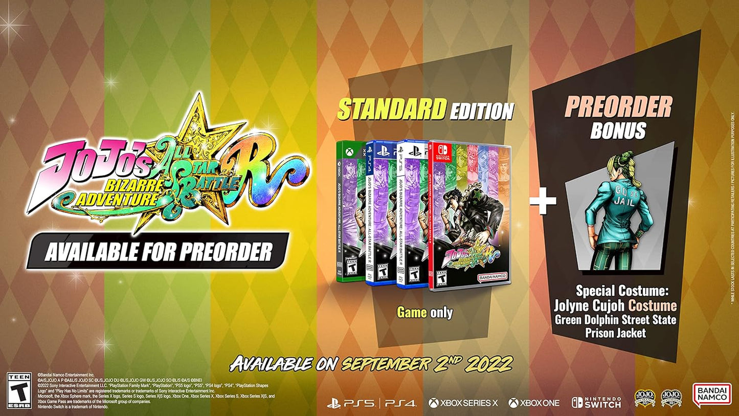 JOJO'S BIZARRE ADVENTURE: ALLSTAR BATTLE R~ Factory Sealed