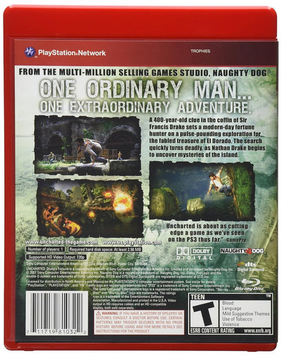 Uncharted Drake's Fortune~ Pre-Owned GOTY PS3 CIB