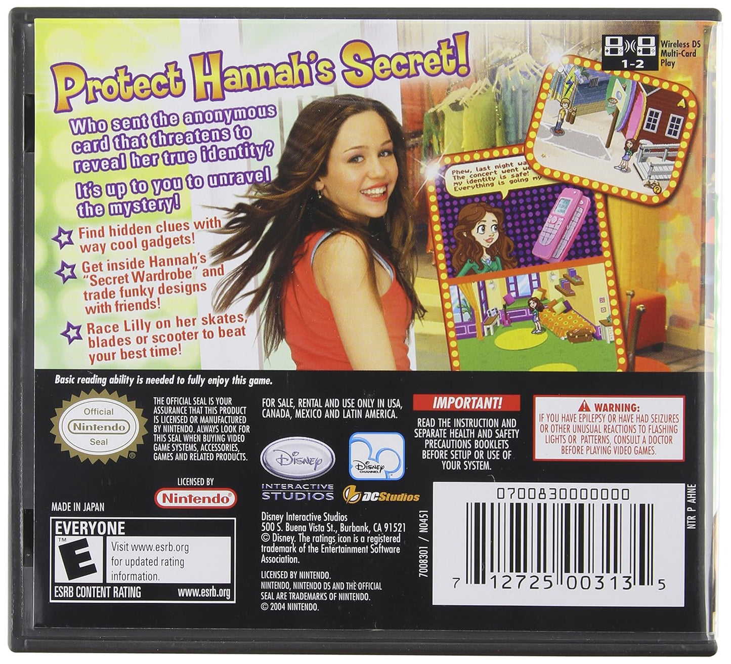 Hannah Montana~ Factory Sealed DS