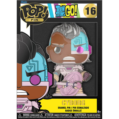 Teen Titans Go!- Cyborg 4" Pop! Enamel Pin