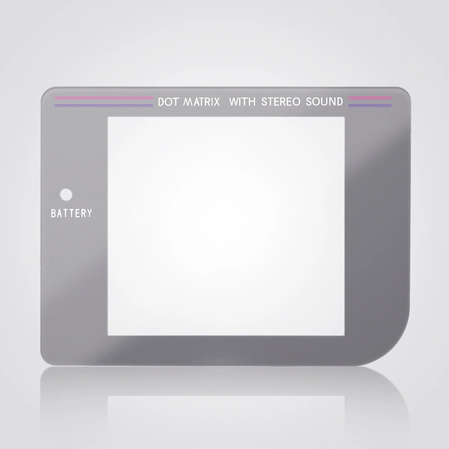 Game Boy (DMG) Glass Screen (Gray)