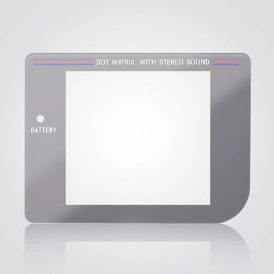 Game Boy (DMG) Glass Screen (Gray)