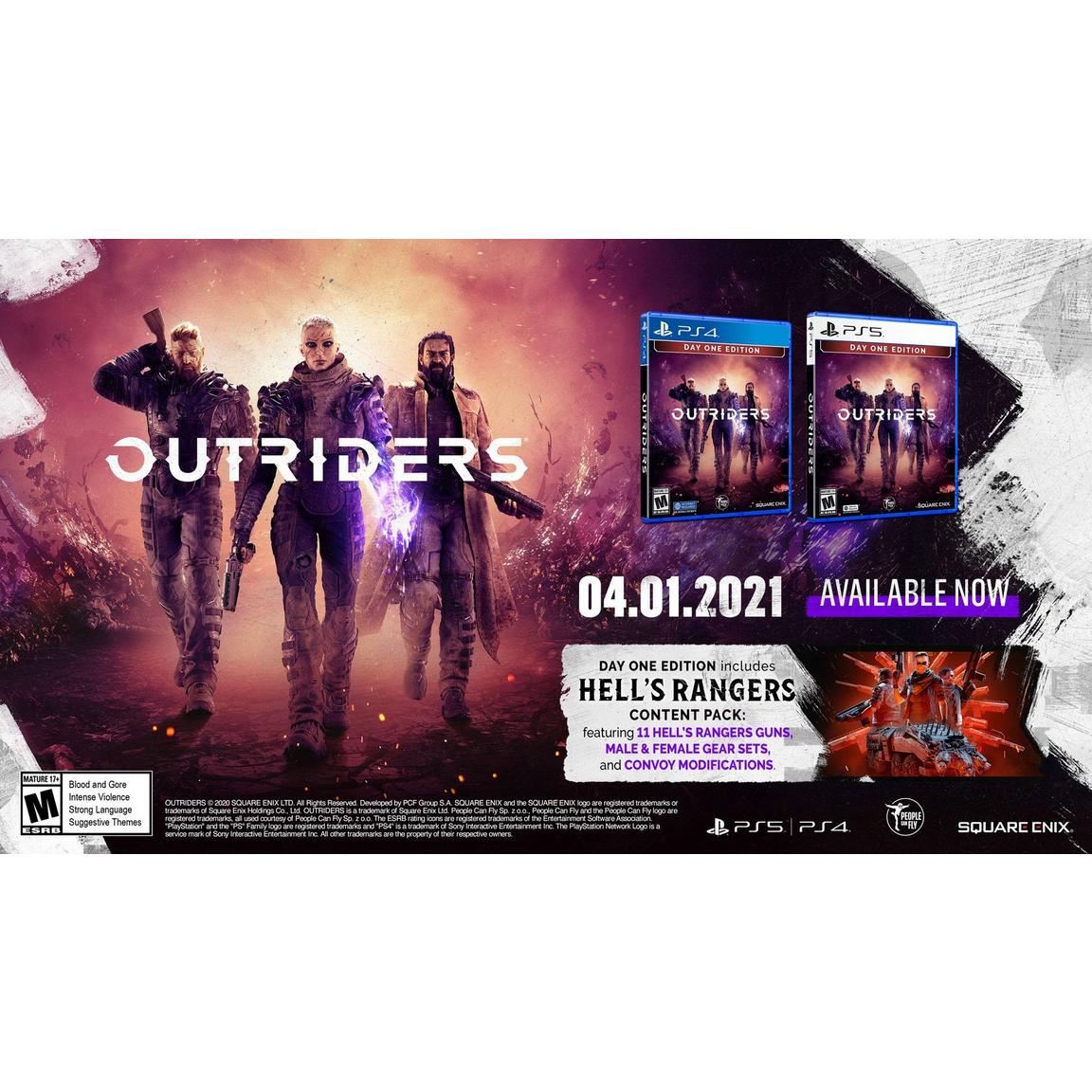 Outriders: Day One Edition~ Factory Sealed