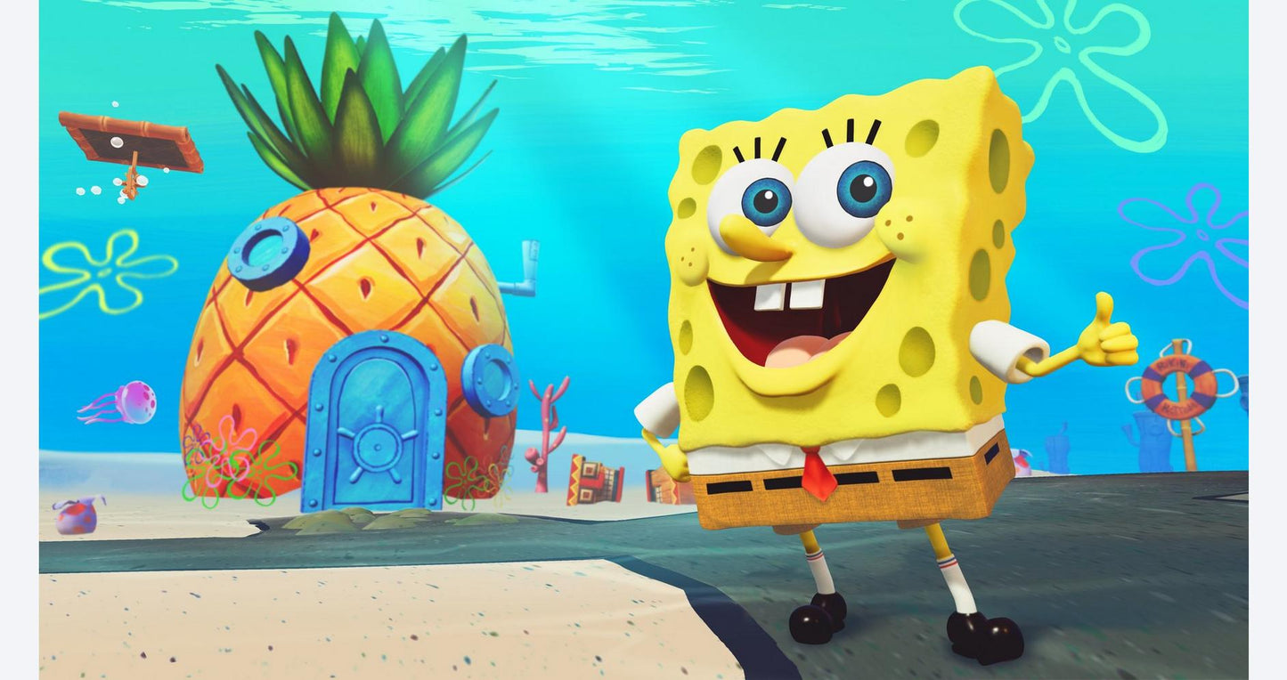 SpongeBob Battle for Bikini Bottom Rehydrated~Pre-Owned Xbox one