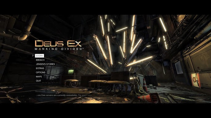 DEUS EX :Mankind Divided~Day One Edition~ FACTORY SEALED