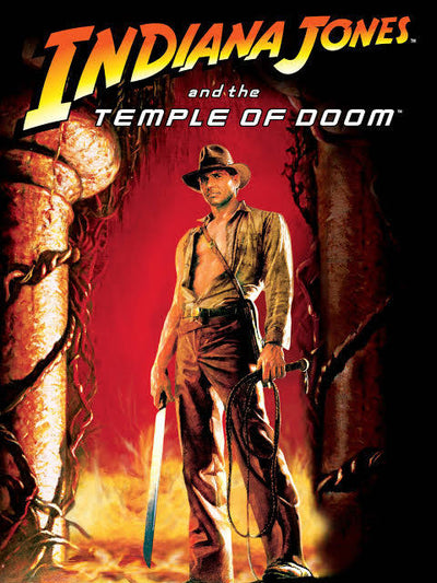 Indiana Jones and the Temple of Doom~ VHS Pre-Owned. Once Banned