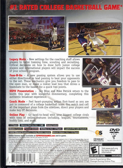 ESPN College Hoops 2K5- CIB