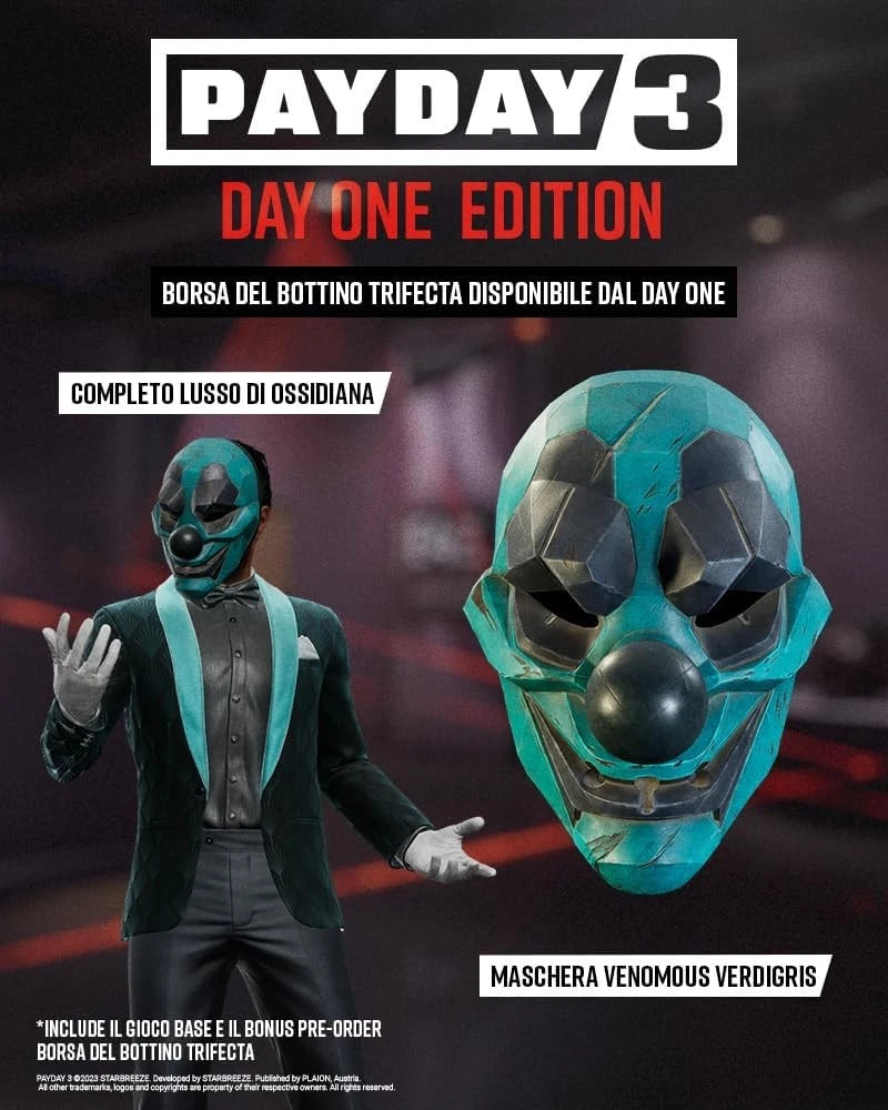 Payday 3~ Day One Edition- Factory Sealed Import/Spanish