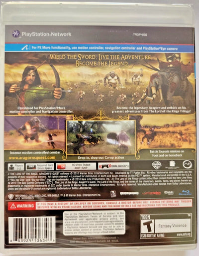 THE LORD OF THE RINGS ARAGON'S QUEST~ Factory Sealed