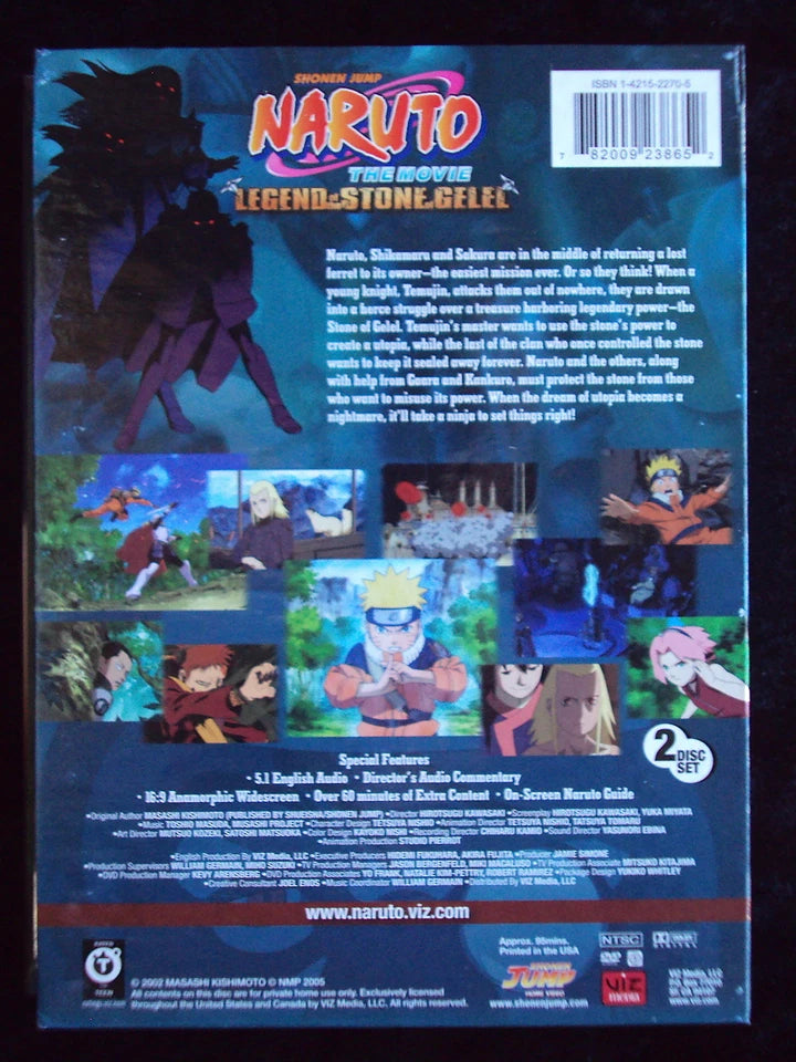 NARUTO: LEGEND OF THE STONE OF GELEL~ Factory Sealed