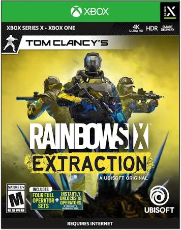 Tom Clancy's Rainbow Six Extraction Steel Book Set~ Factory Sealed Xbox X